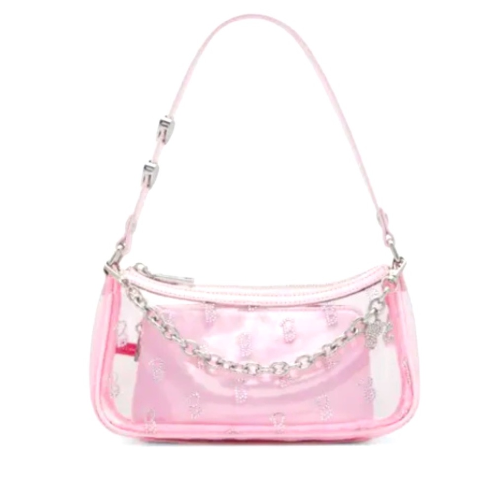 Barbie Shoulder Bag Pink/Clear/Crystals by Aldo Limited Edition New Sealed.